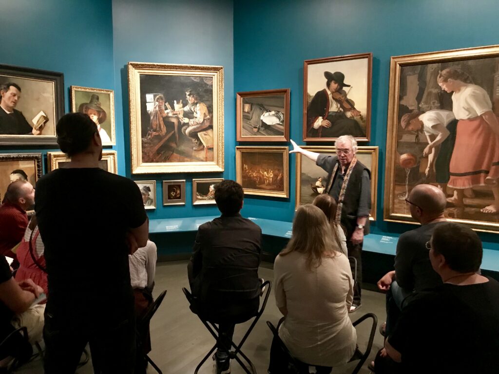 Frank De Waele Roshi giving a workshop at National Gallery in Helsinki