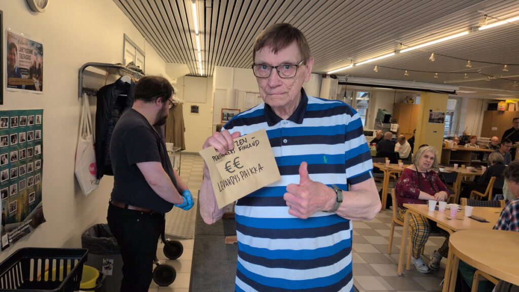 Member of Levähdyspaika with donation
